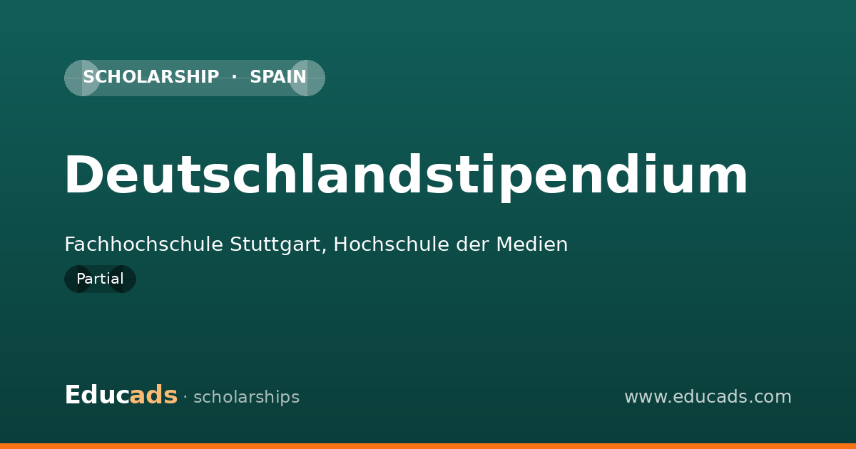 Deutschlandstipendium scholarship