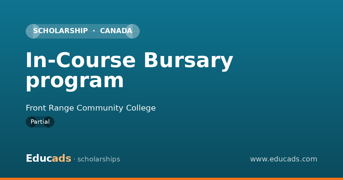 In-Course Bursary program scholarship