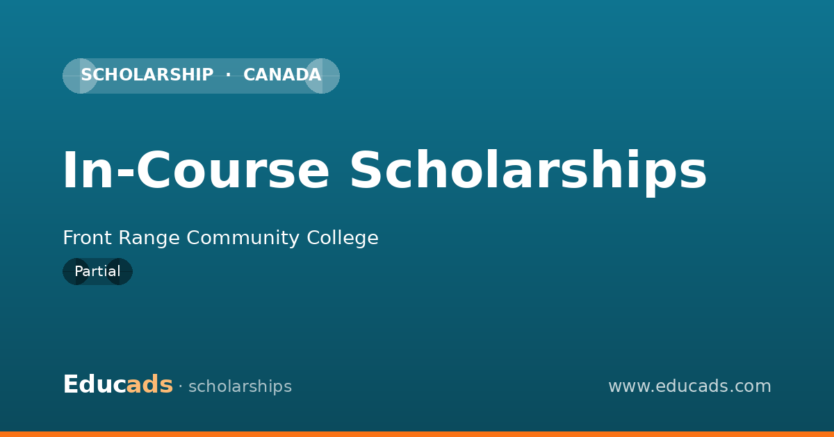In-Course Scholarships scholarship