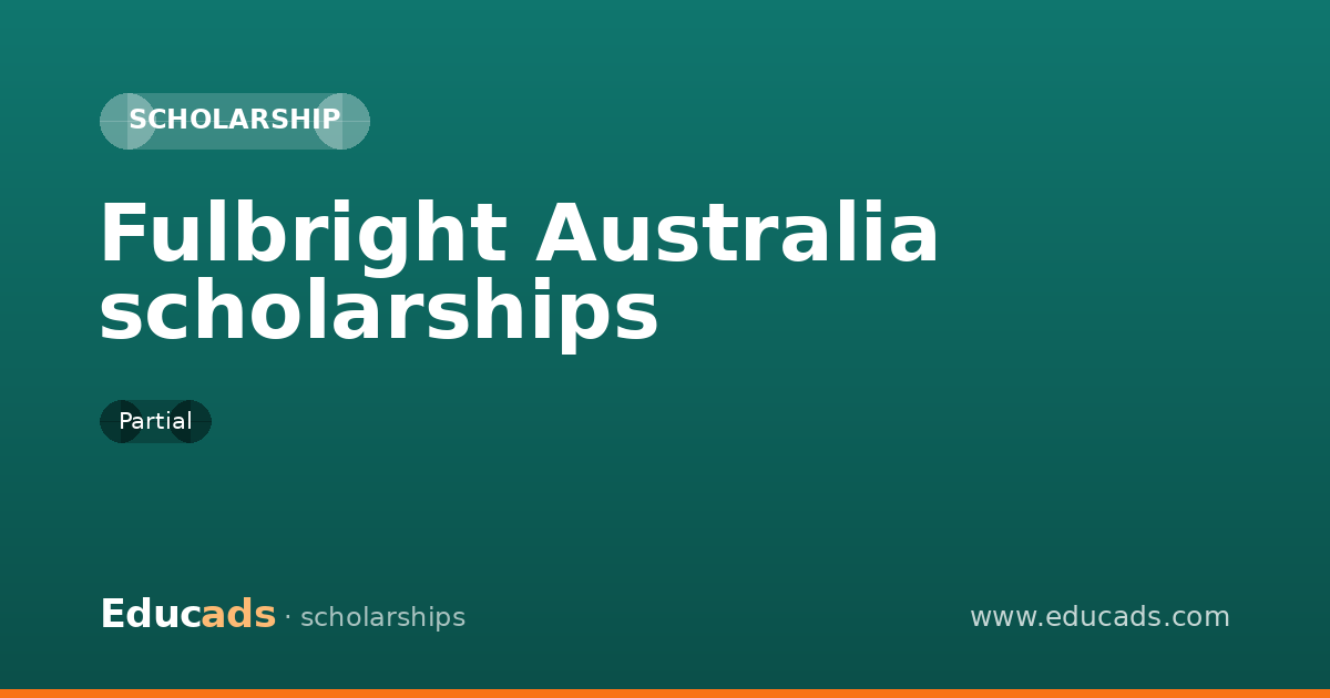 Fulbright Australia scholarships scholarship