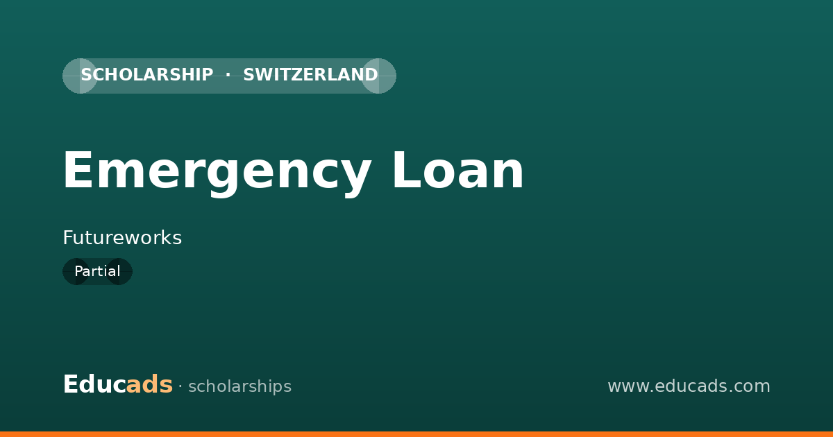 Emergency Loan scholarship