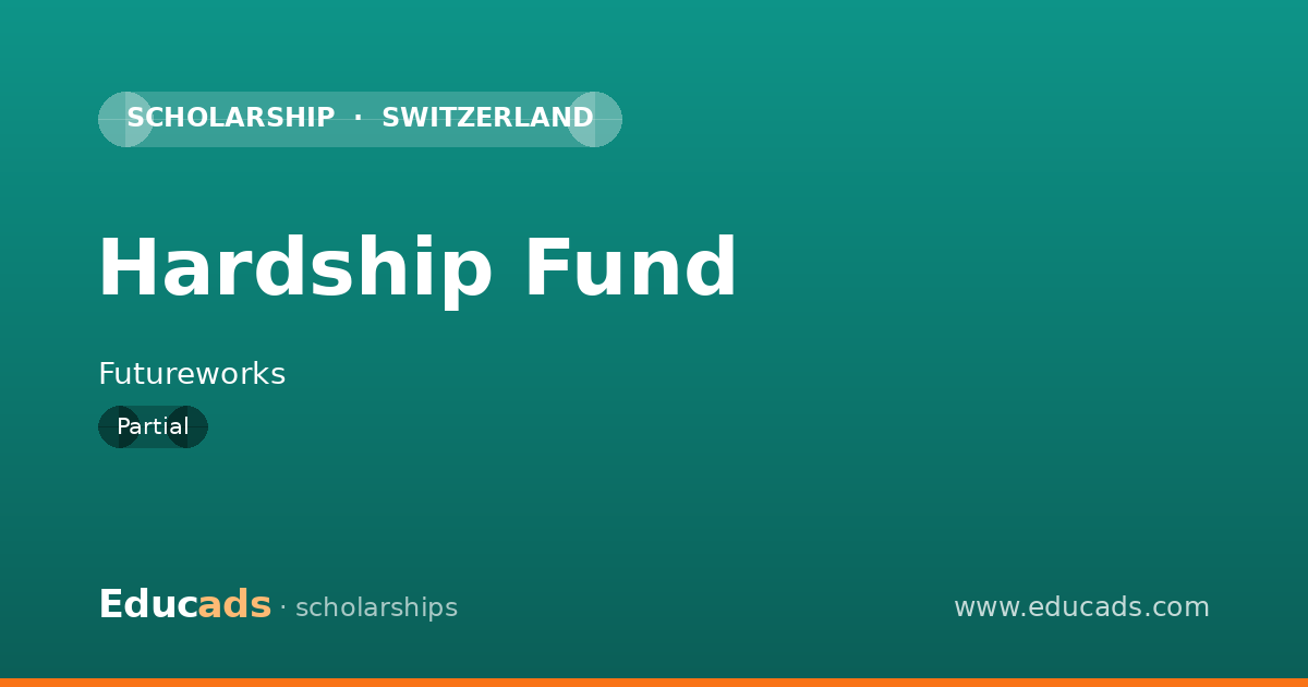 Hardship Fund scholarship