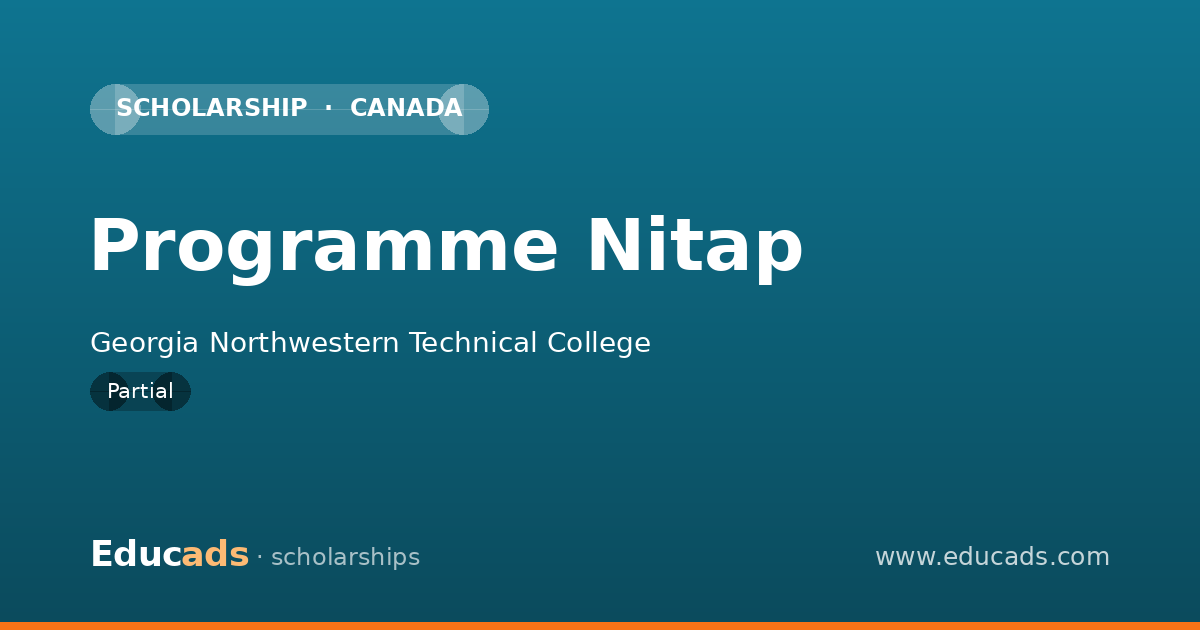 Programme Nitap scholarship