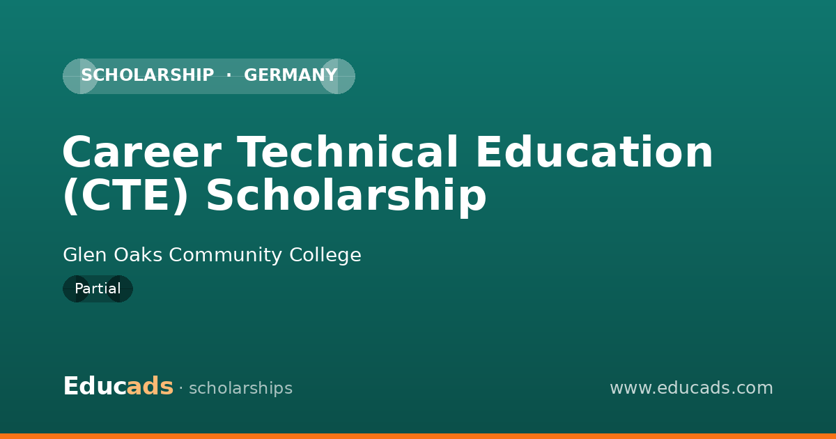 Career Technical Education (CTE) Scholarship scholarship