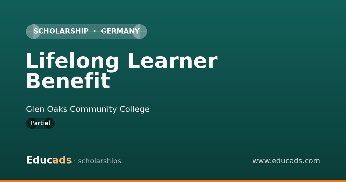 Lifelong Learner Benefit scholarship