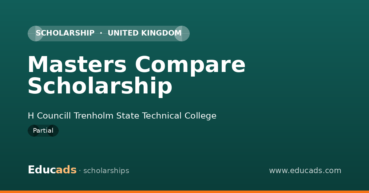 Masters Compare Scholarship scholarship