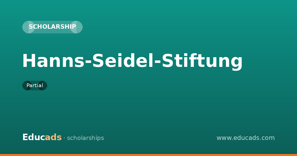 Hanns-Seidel-Stiftung scholarship