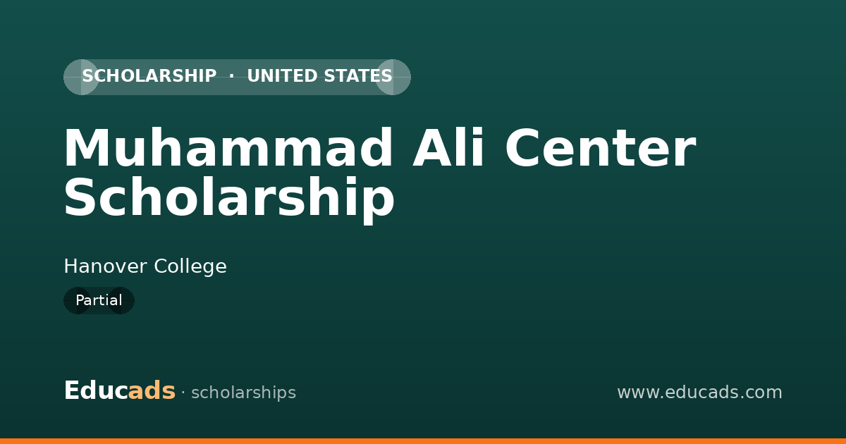 Muhammad Ali Center Scholarship scholarship