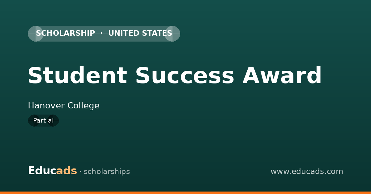 Student Success Award scholarship