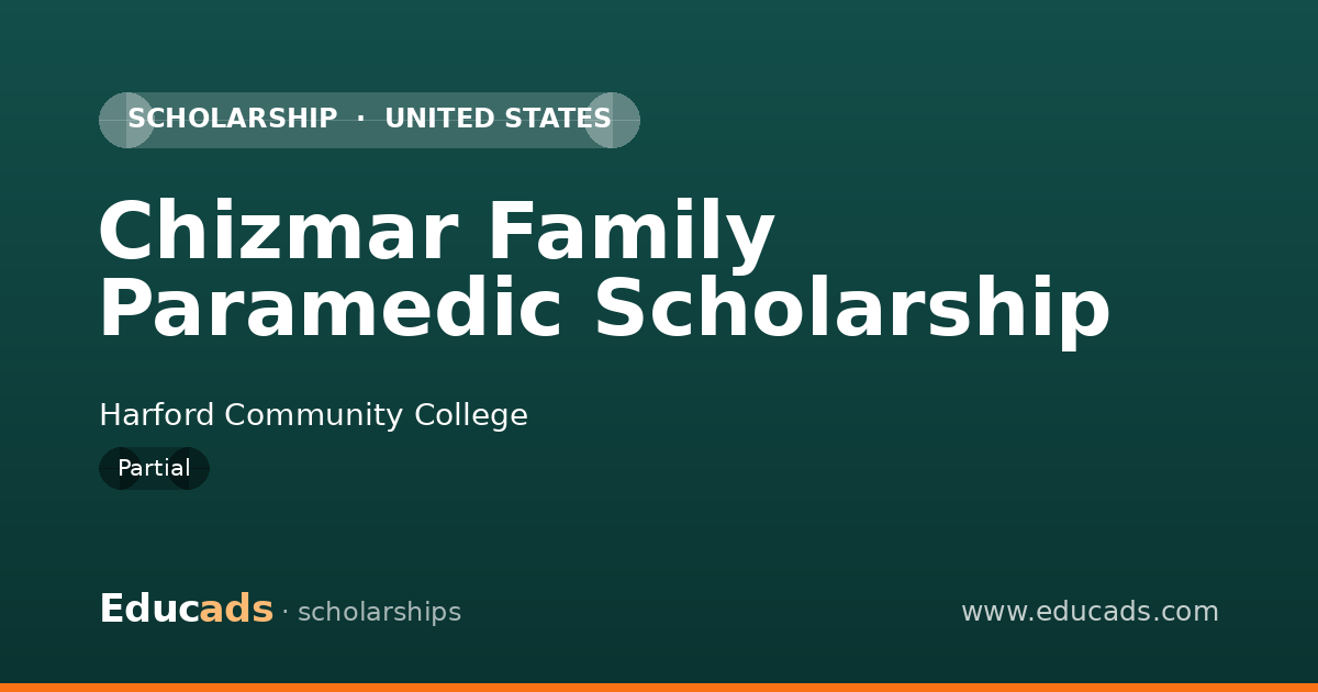 Chizmar Family Paramedic Scholarship scholarship