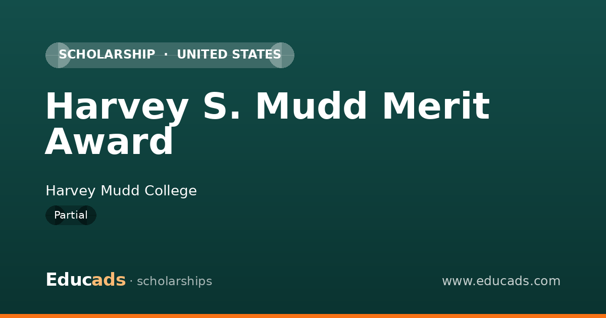 Harvey S. Mudd Merit Award scholarship