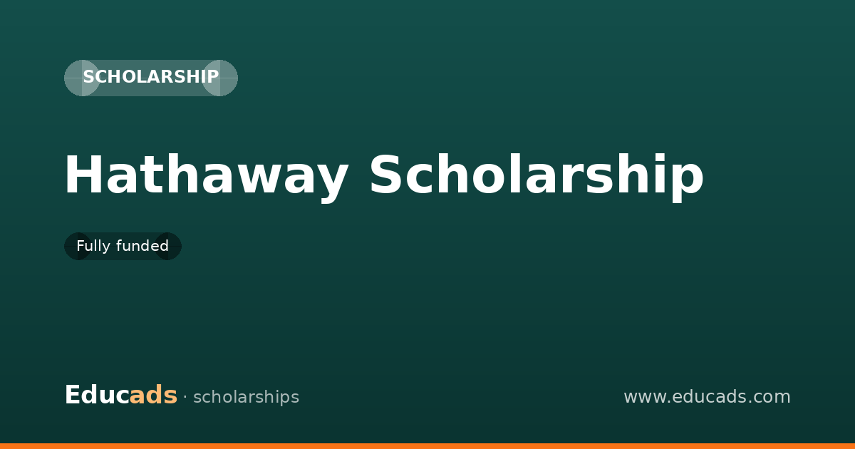 Hathaway Scholarship scholarship