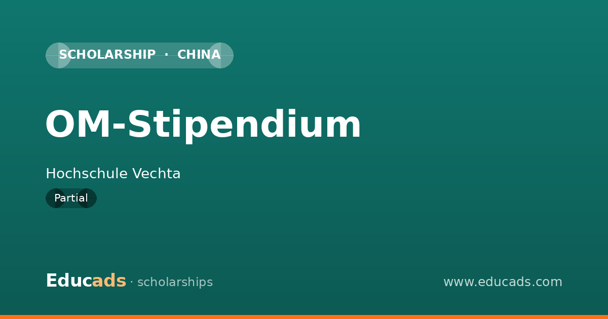 OM-Stipendium scholarship