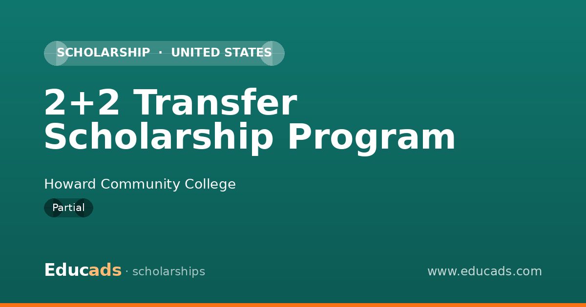 2+2 Transfer Scholarship Program scholarship