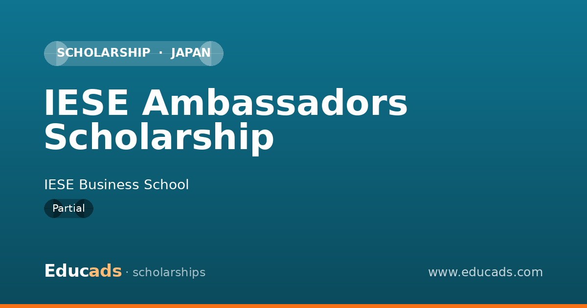 IESE Ambassadors Scholarship scholarship