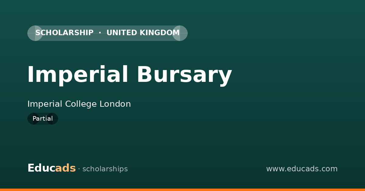 Imperial Bursary scholarship