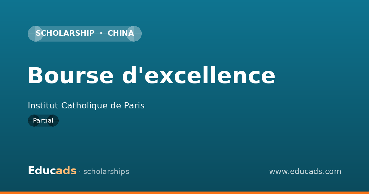 Bourse d'excellence scholarship