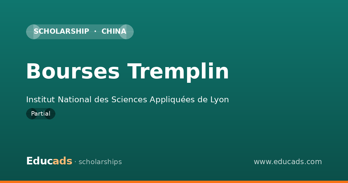 Bourses Tremplin scholarship