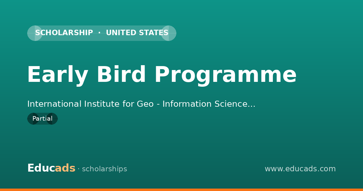 Early Bird Programme scholarship