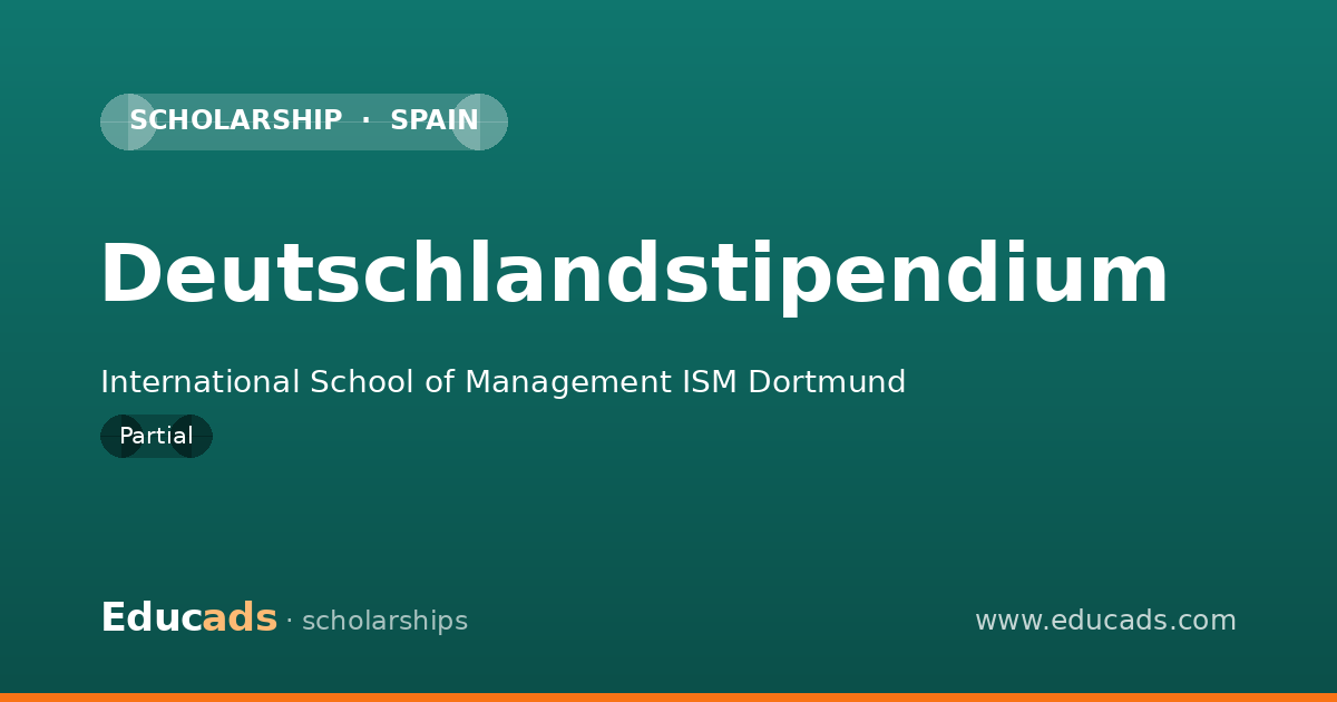 Deutschlandstipendium scholarship