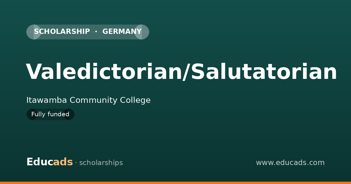 Valedictorian/Salutatorian scholarship