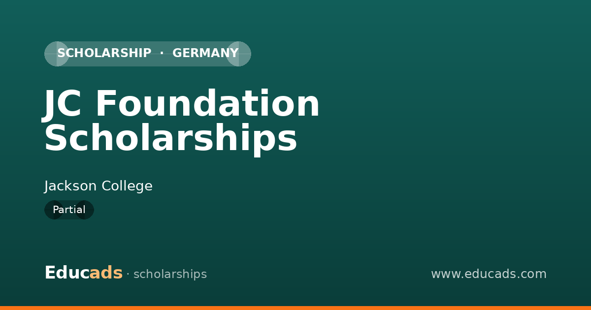 JC Foundation Scholarships scholarship