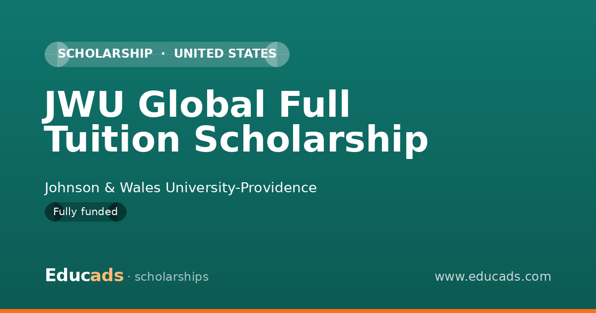 JWU Global Full Tuition Scholarship scholarship