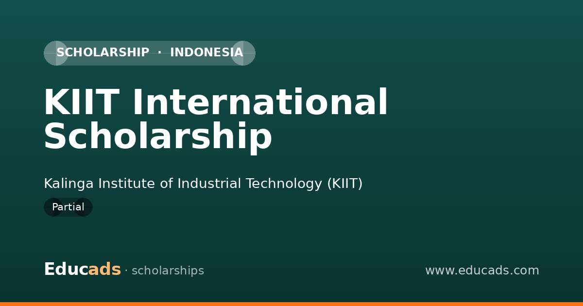 KIIT International Scholarship scholarship