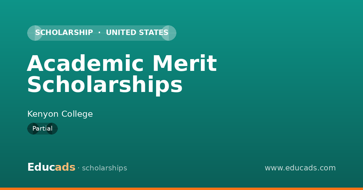 Academic Merit Scholarships scholarship