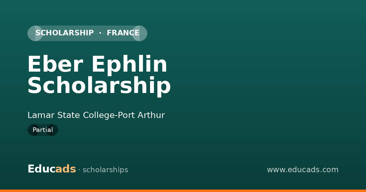 Eber Ephlin Scholarship scholarship