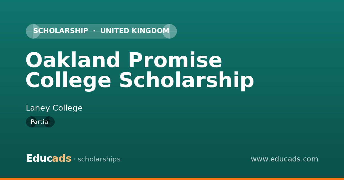 Oakland Promise College Scholarship scholarship