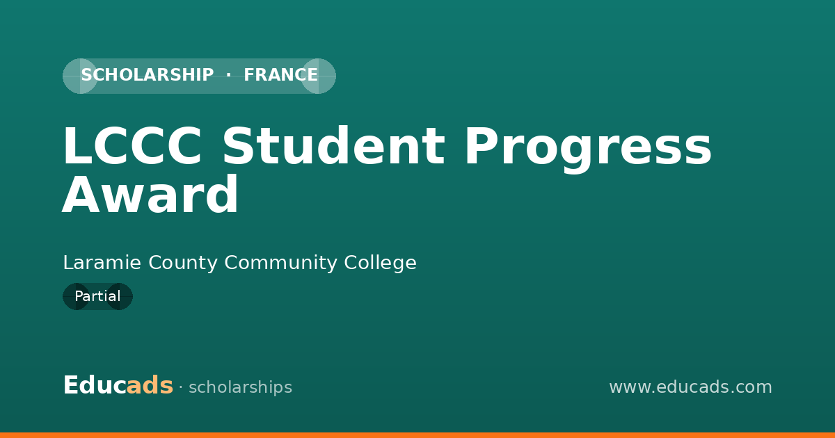 LCCC Student Progress Award scholarship