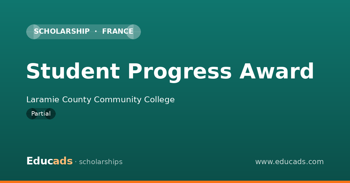 Student Progress Award scholarship