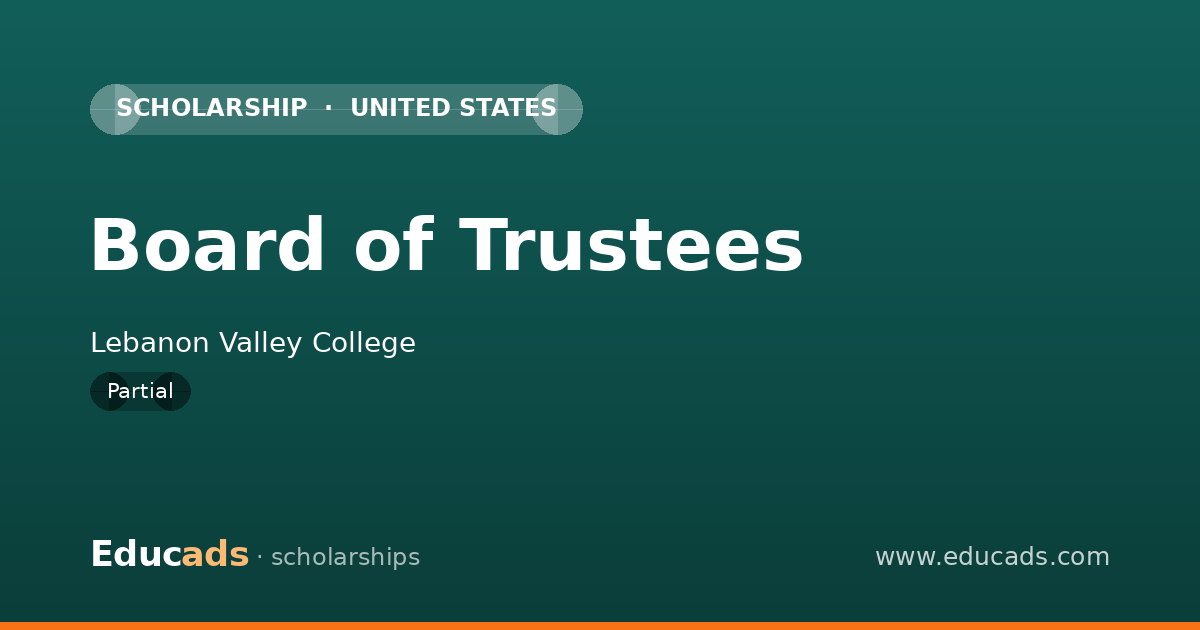 Board of Trustees scholarship
