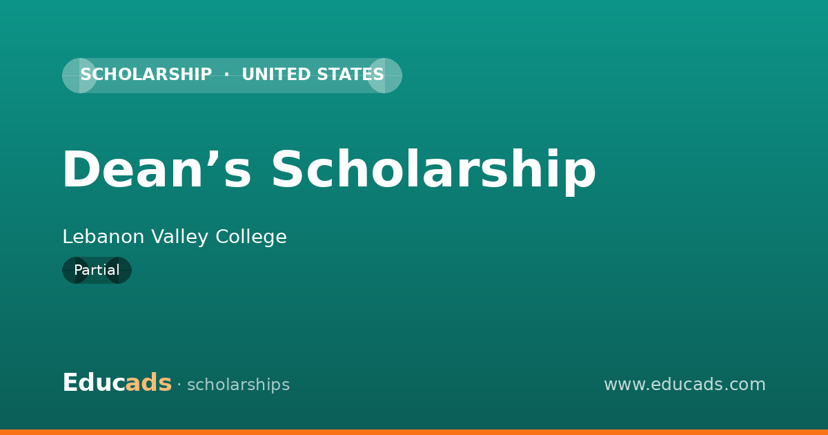 Dean’s Scholarship scholarship