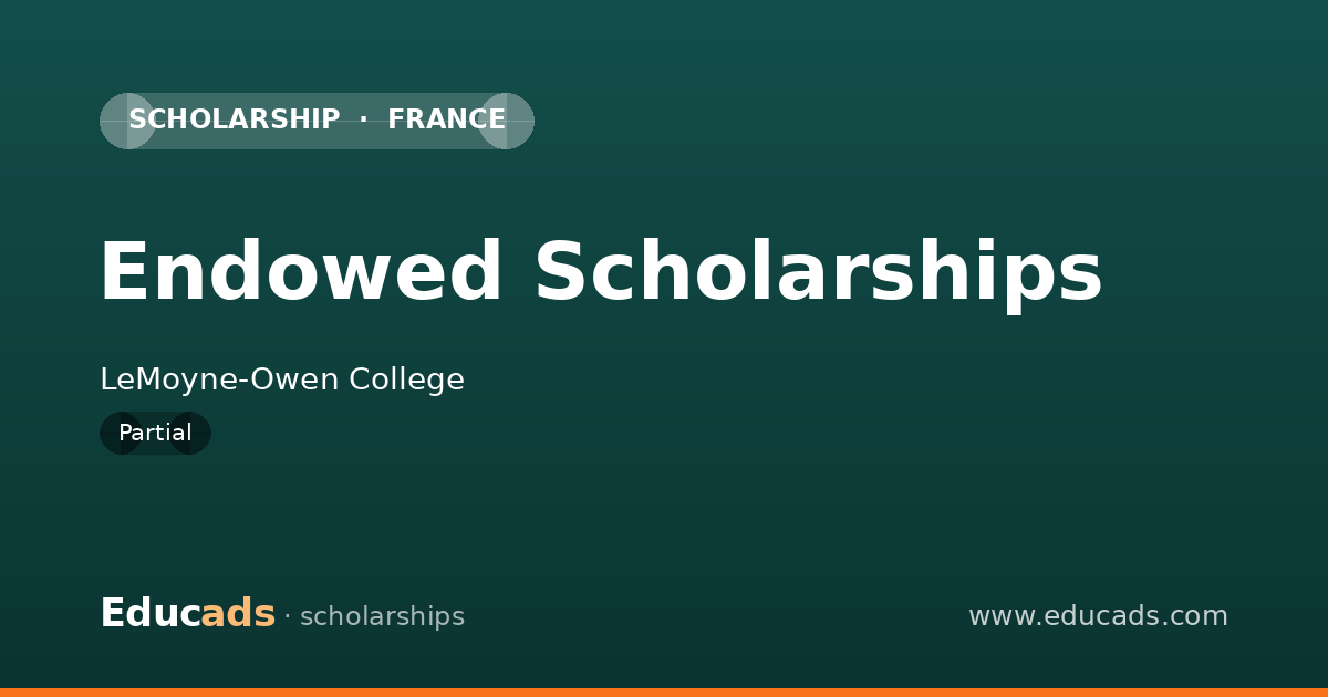 Endowed Scholarships scholarship