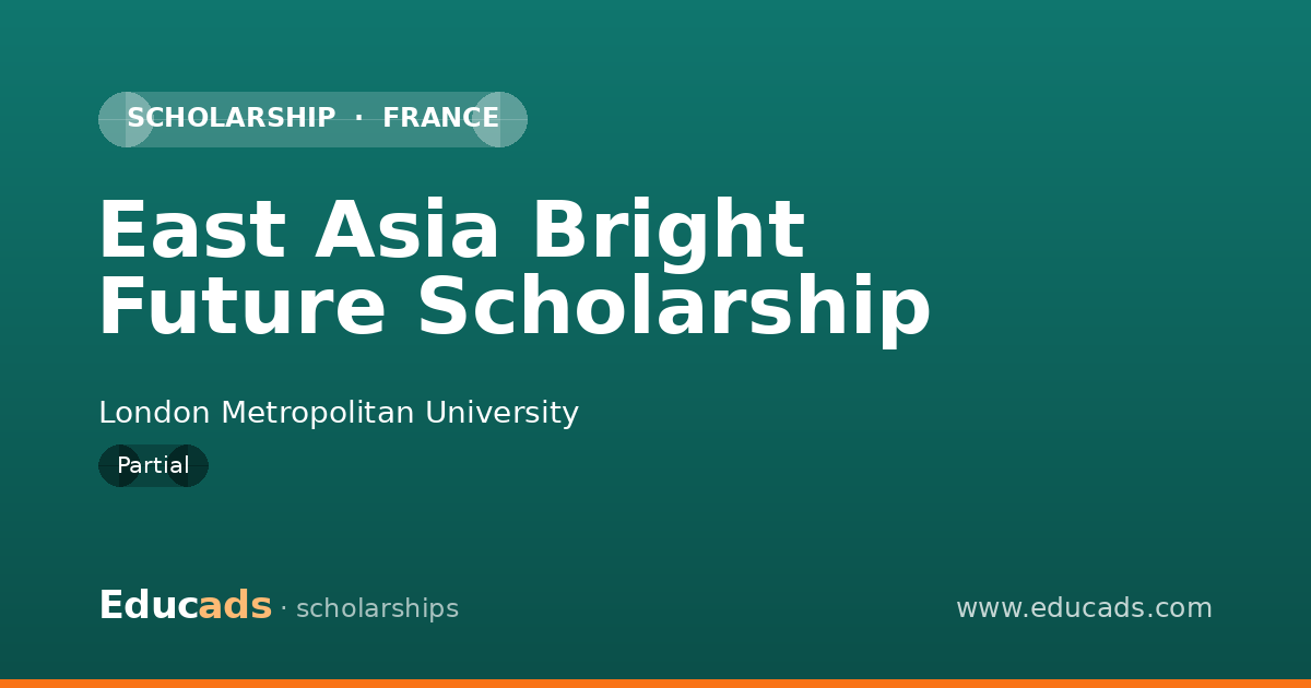East Asia Bright Future Scholarship scholarship