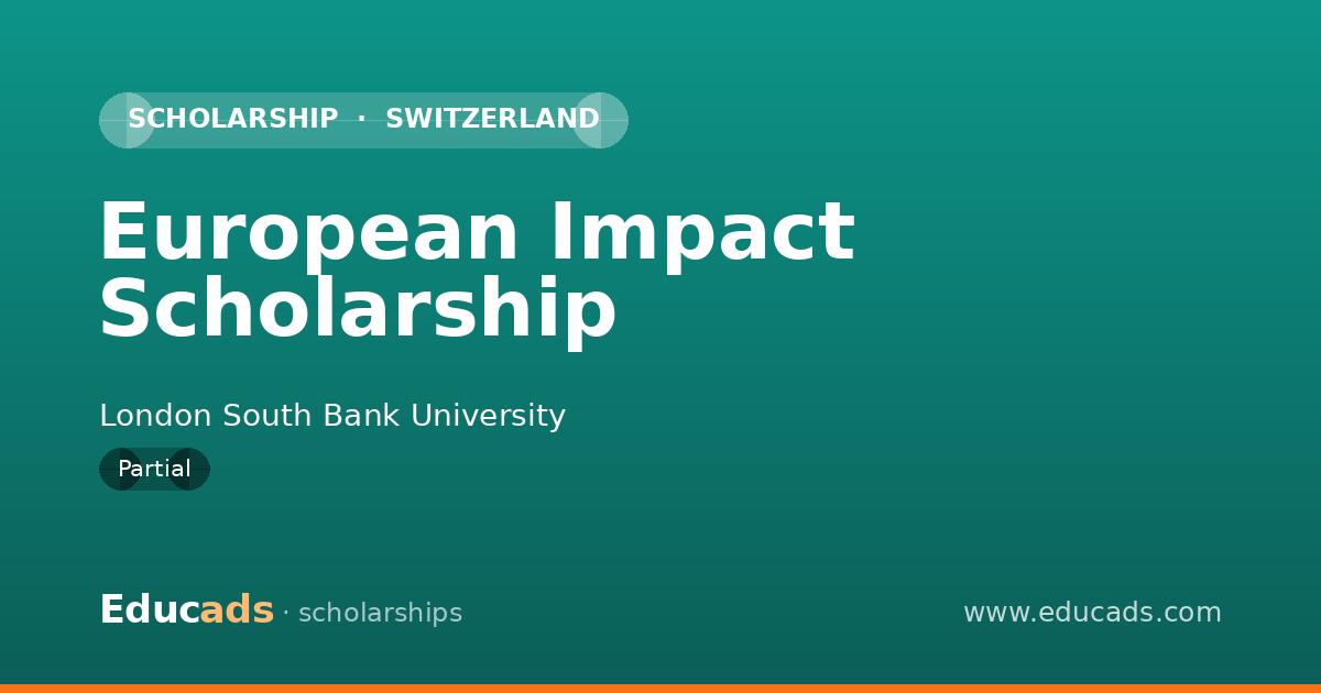 European Impact Scholarship scholarship