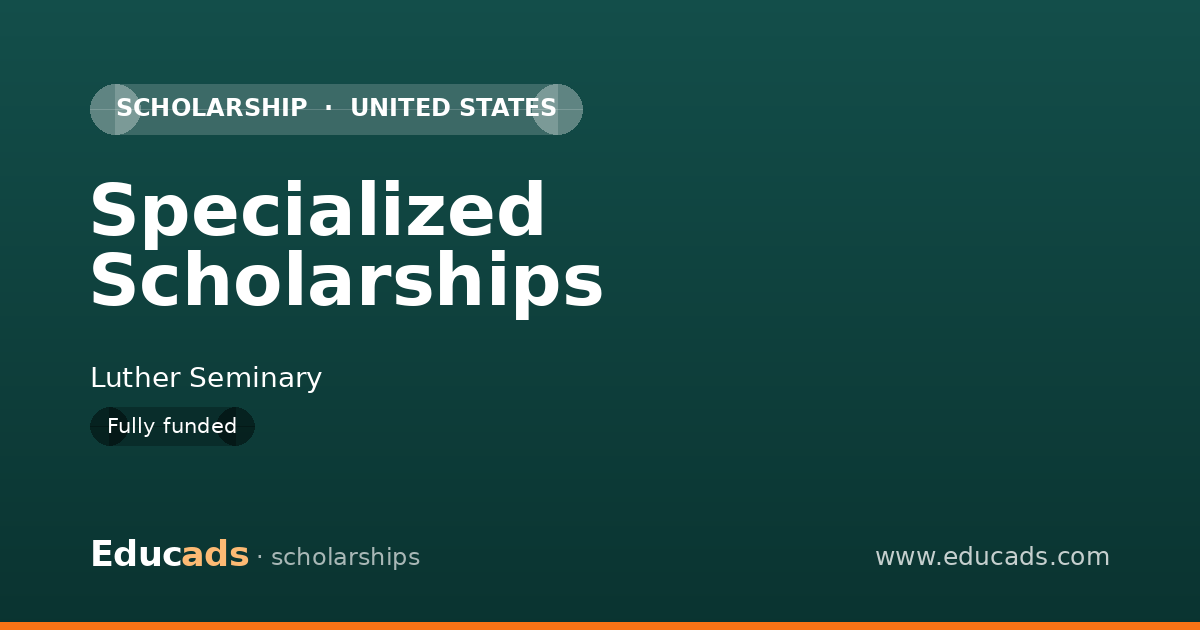 Specialized Scholarships scholarship