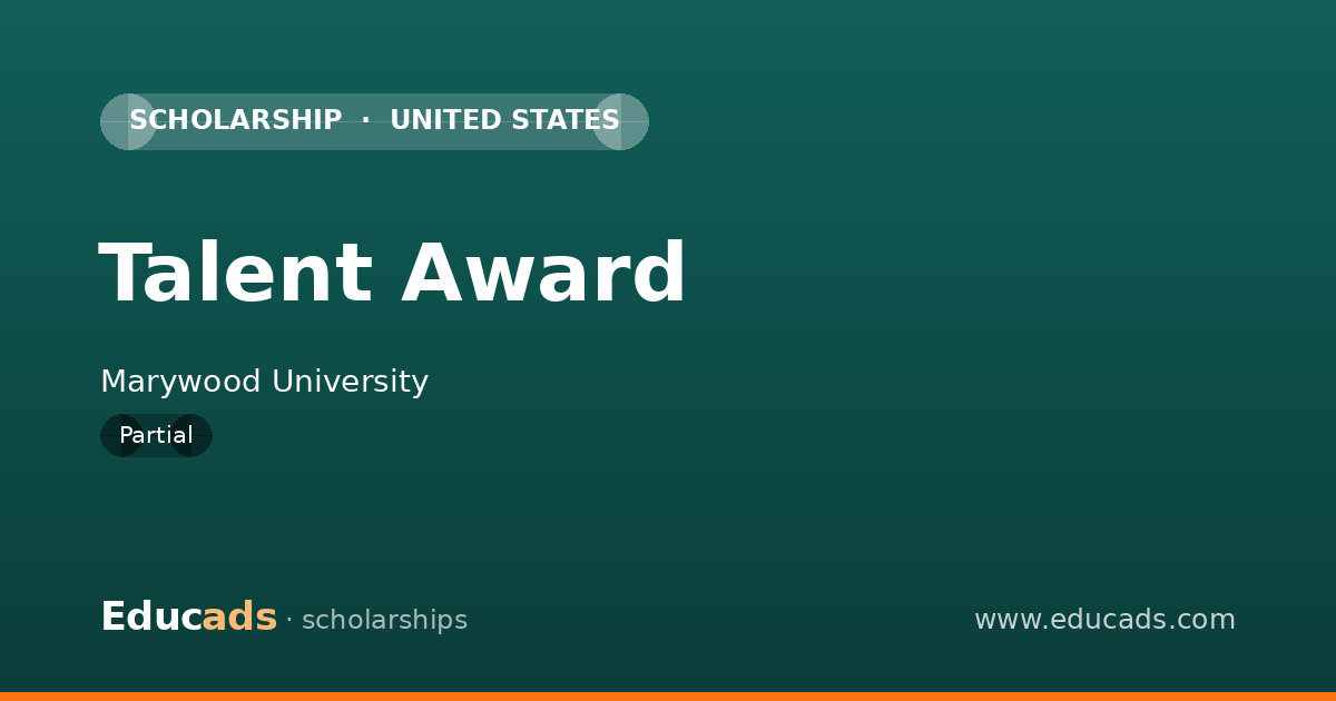 Talent Award scholarship