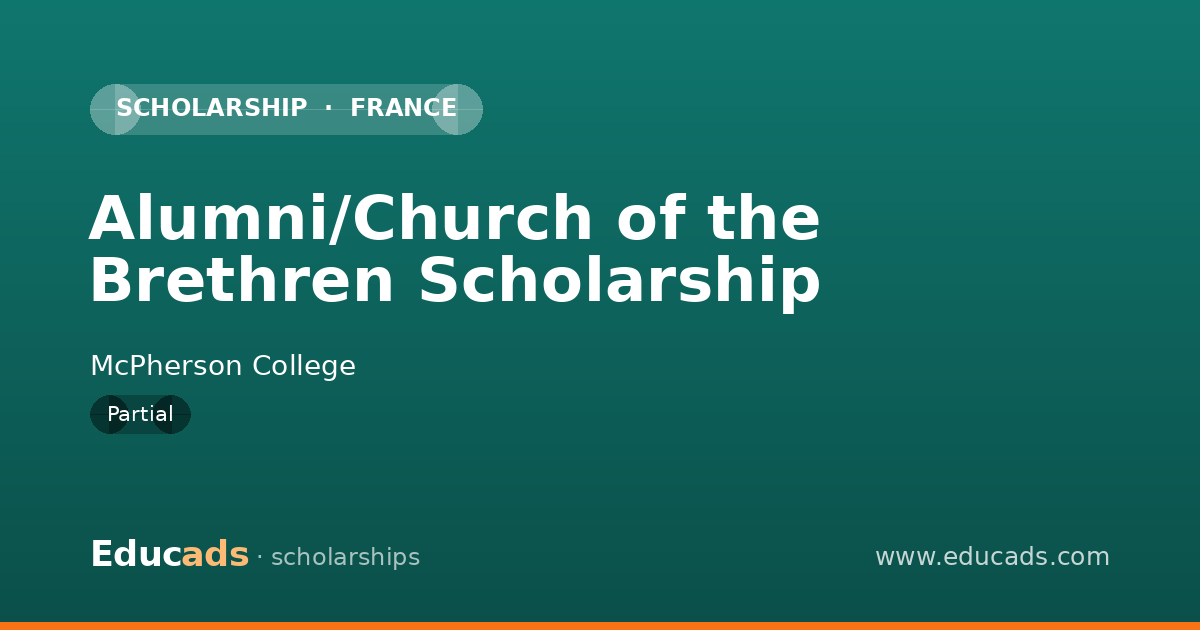 Alumni/Church of the Brethren Scholarship scholarship