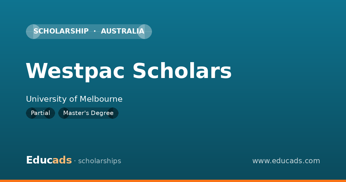 Westpac Scholars scholarship