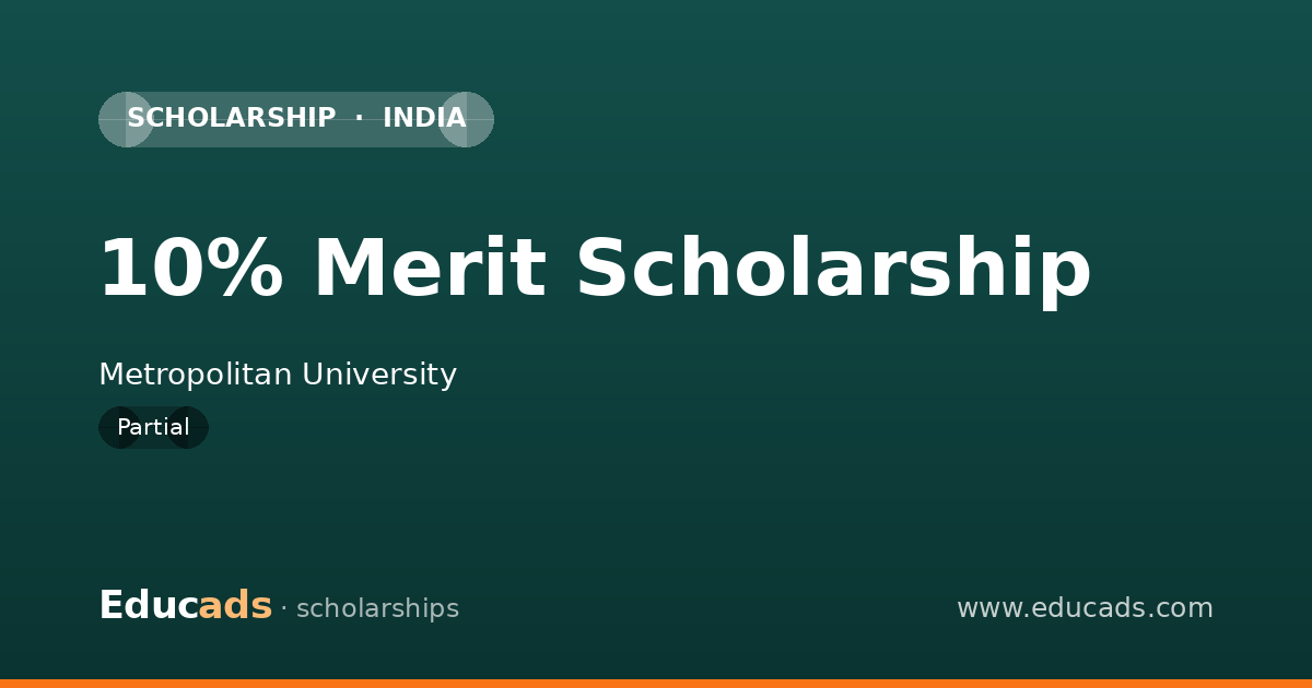 10% Merit Scholarship scholarship