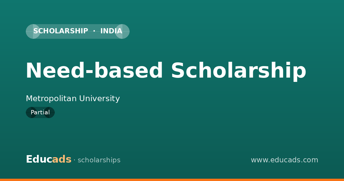 Need-based Scholarship scholarship