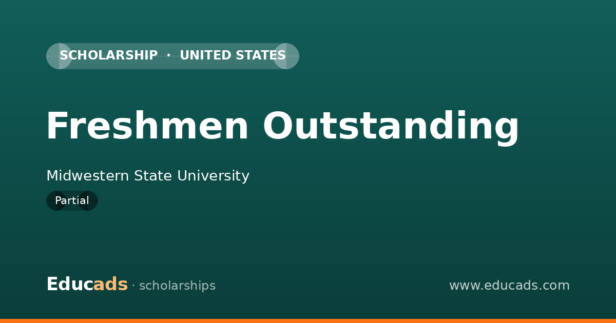 Freshmen Outstanding scholarship