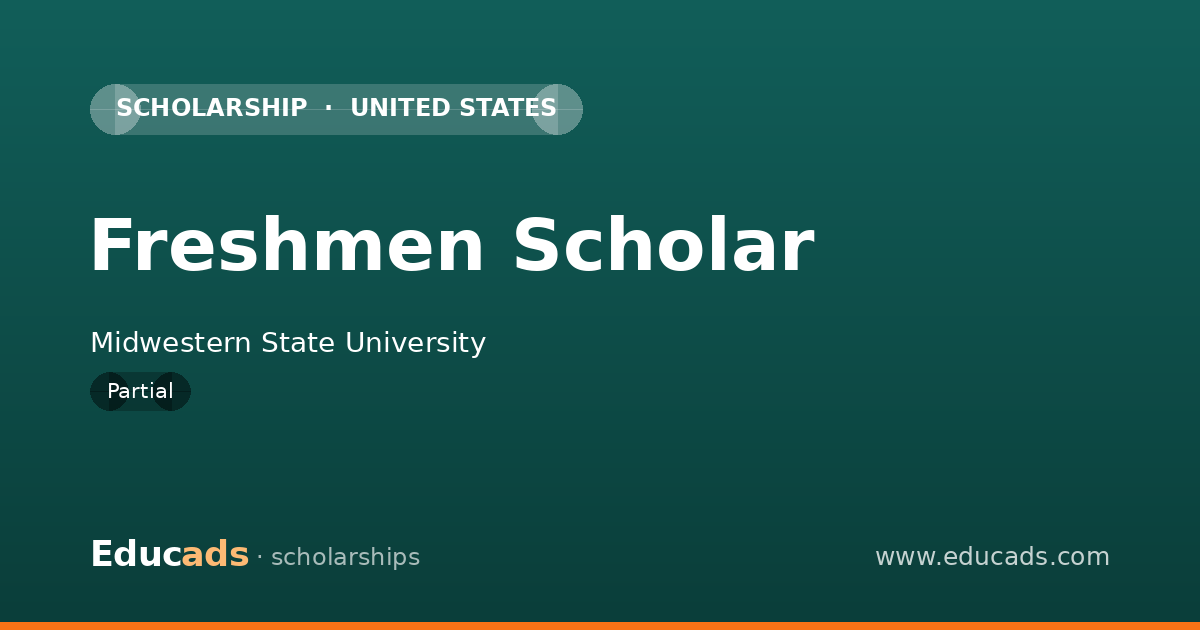 Freshmen Scholar scholarship