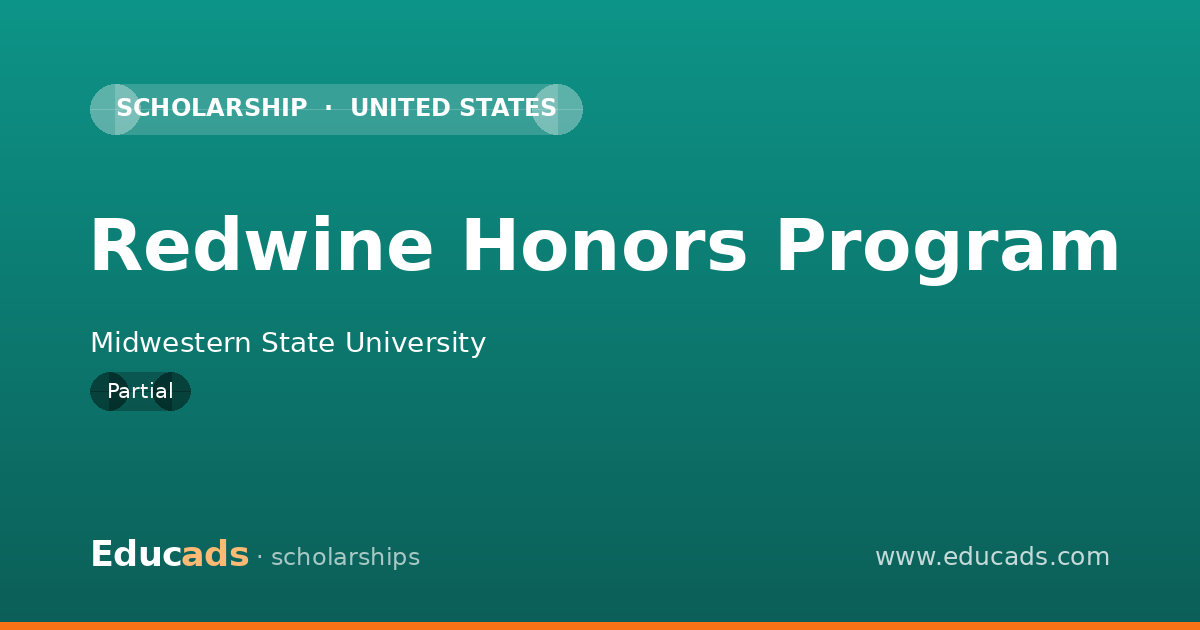 Redwine Honors Program scholarship