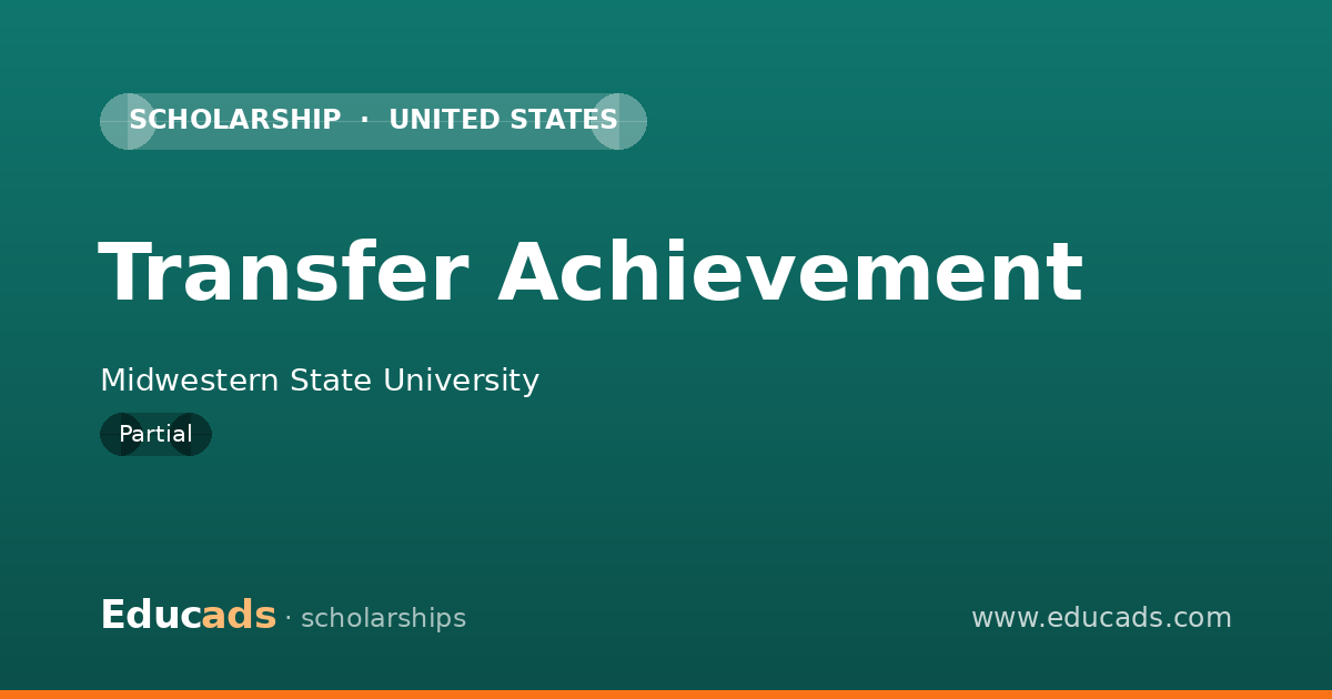 Transfer Achievement scholarship