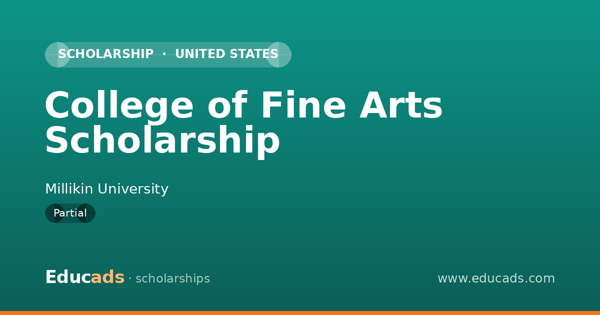 College of Fine Arts Scholarship scholarship