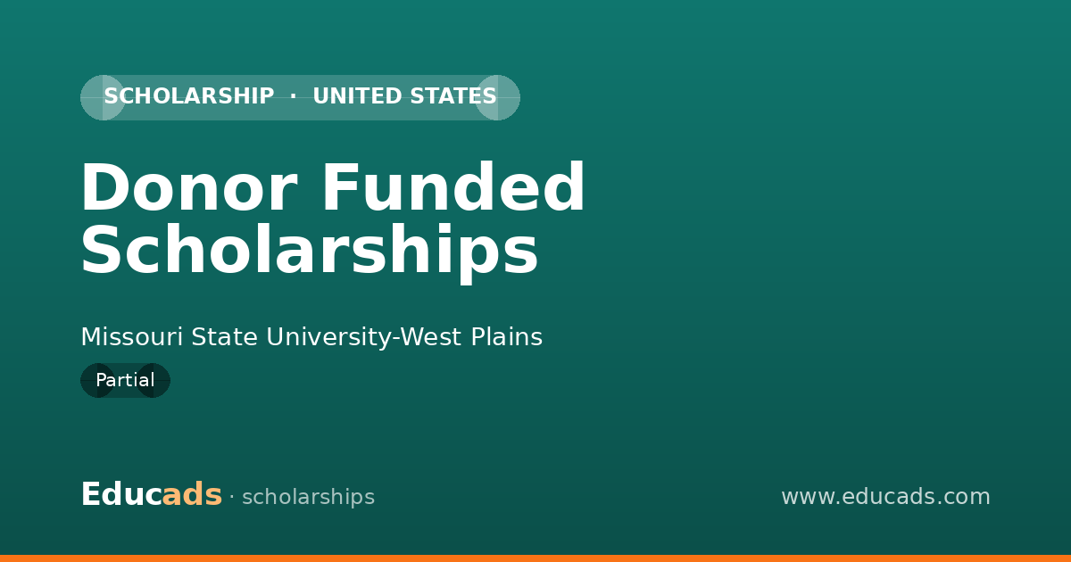 Donor Funded Scholarships scholarship